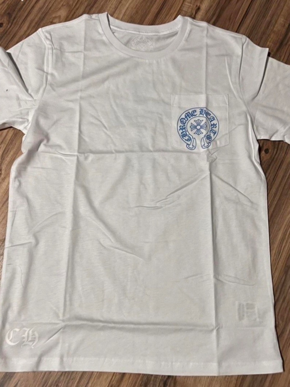 Chrome Hearts Tee with Blue Logo